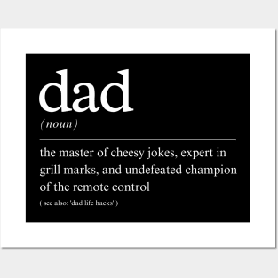 Dad Definition Gift Design Posters and Art